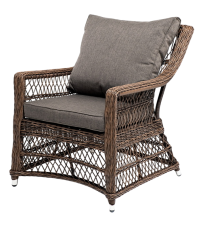 Кресло плетеное для уличных кафе и ресторанов